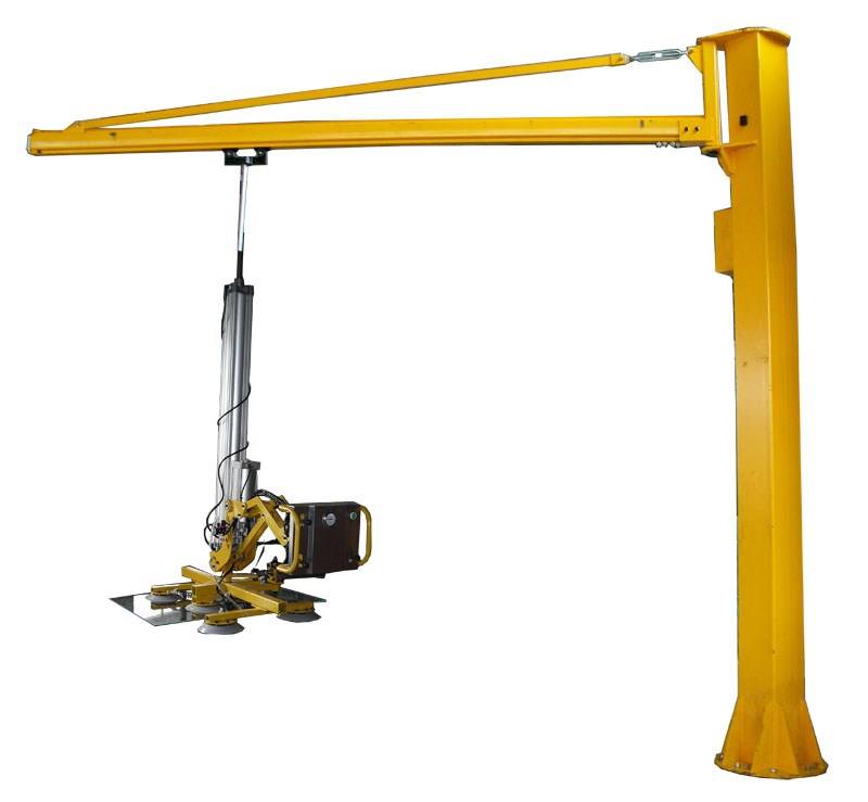 Glass Pillar Jib Crane